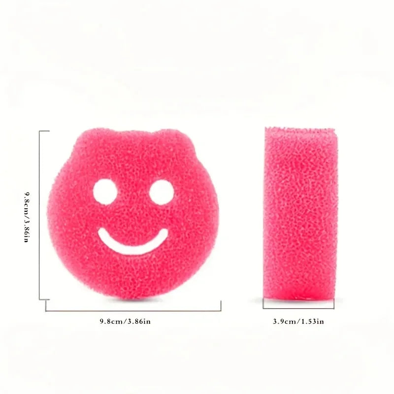 3-Piece Kitchen Magic Sponge Scrubbers – Heavy-Duty Pan Cleaner