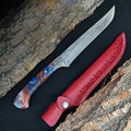 Hand-Forged Stainless Steel Boning Knife with Sheath