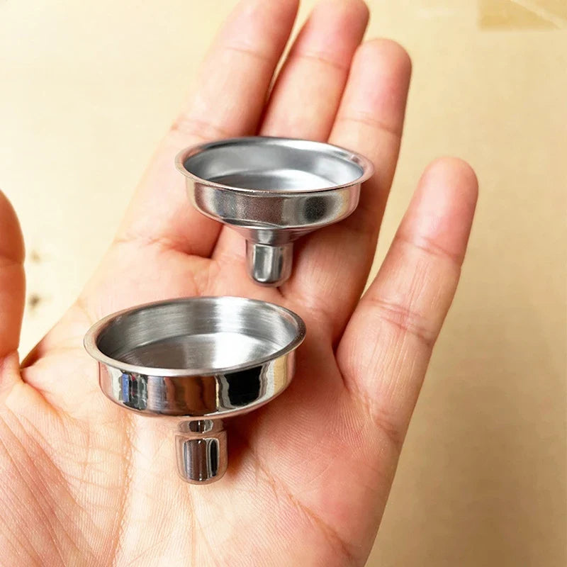Mini Bar Wine Flask Funnel Stainless Steel Small Mouth Funnels