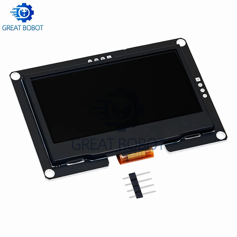 2.42" 128x64 OLED Display Module – I2C & SPI, White/Blue
