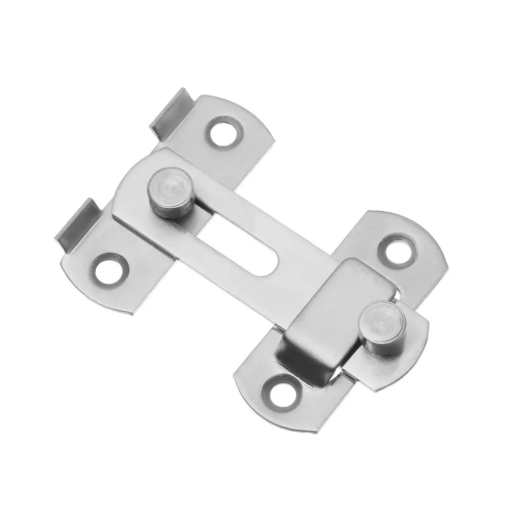 Stainless Steel Straight Lock Buckle Security Hasp Door Bolt Cabinet