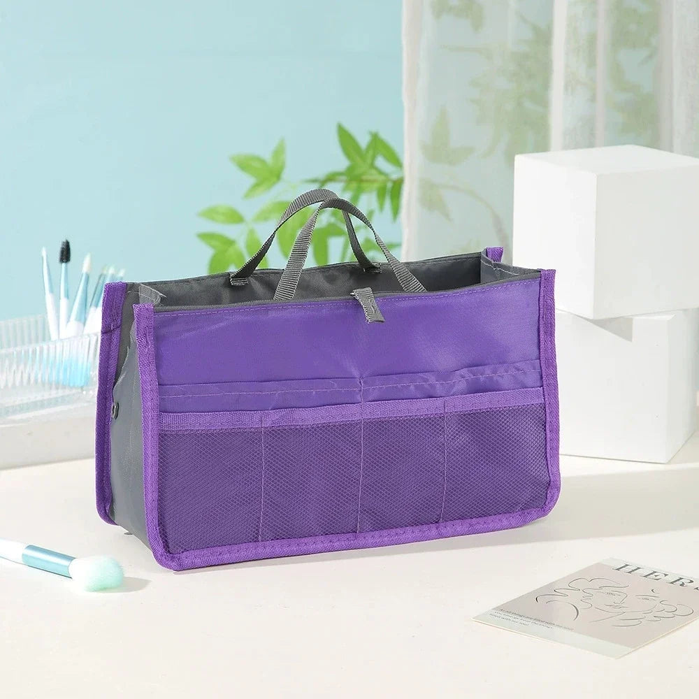 Large Capacity Makeup Bag & Toiletry Organizer | Double Zipper