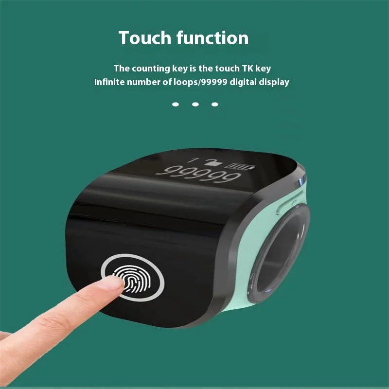 Luminous Ring Finger Counter – Smart Digital Tally Clicker