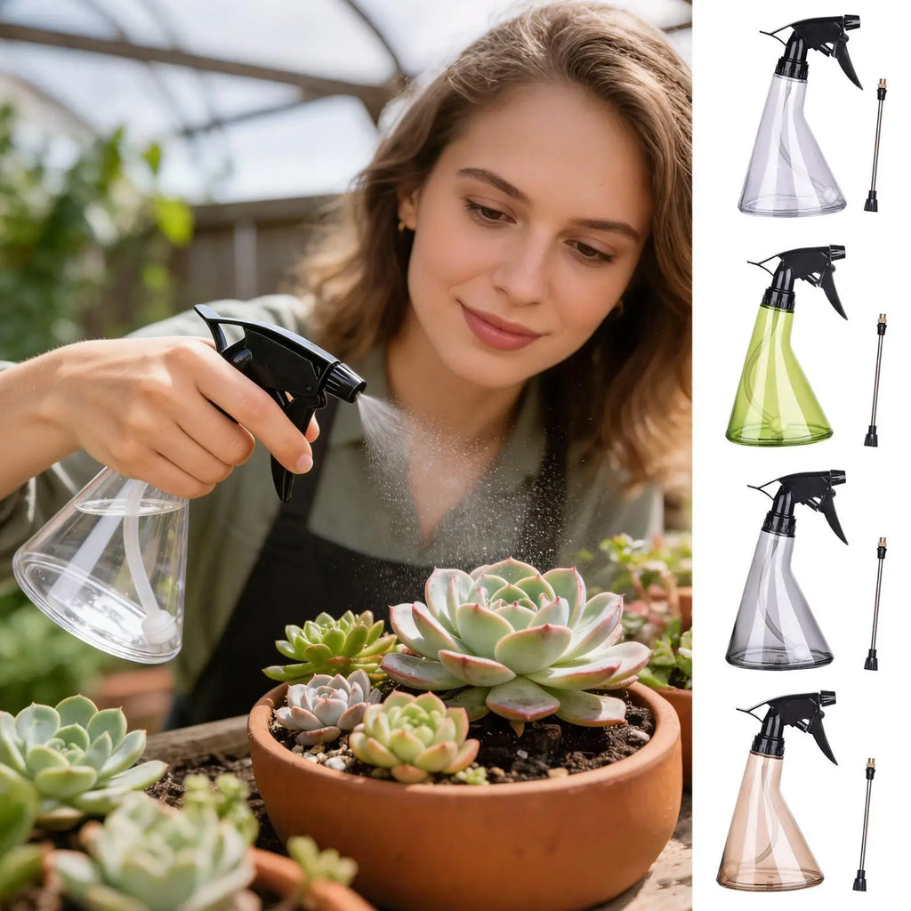 300ml Refillable Spray Bottle – Leakproof Adjustable Nozzle Trigger
