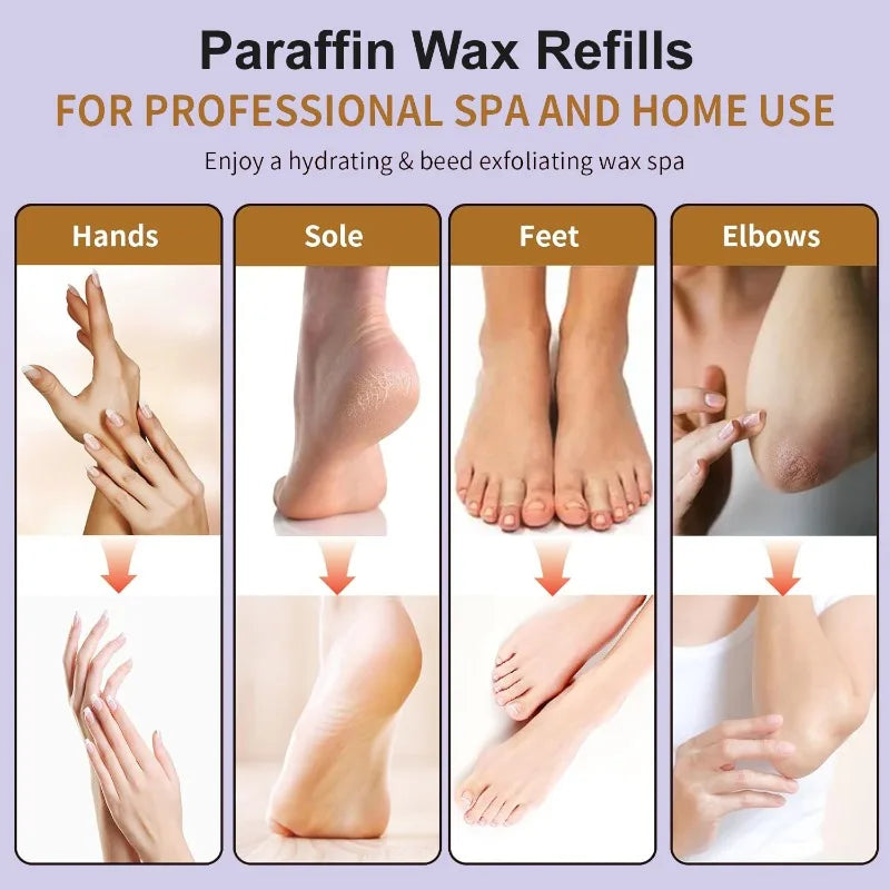 Paraffin Wax Hand & Foot Peel-Off Mask – Nourishing SPA Treatment