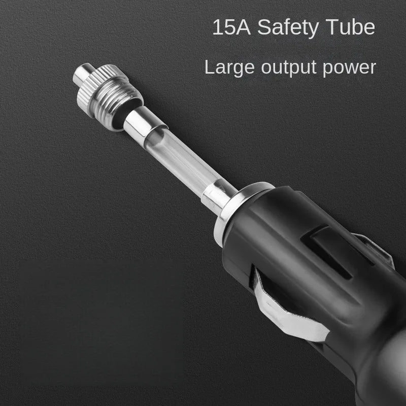 3-in-1 Car Lighter Splitter 180W 12V/24V Fast Charger Adapter