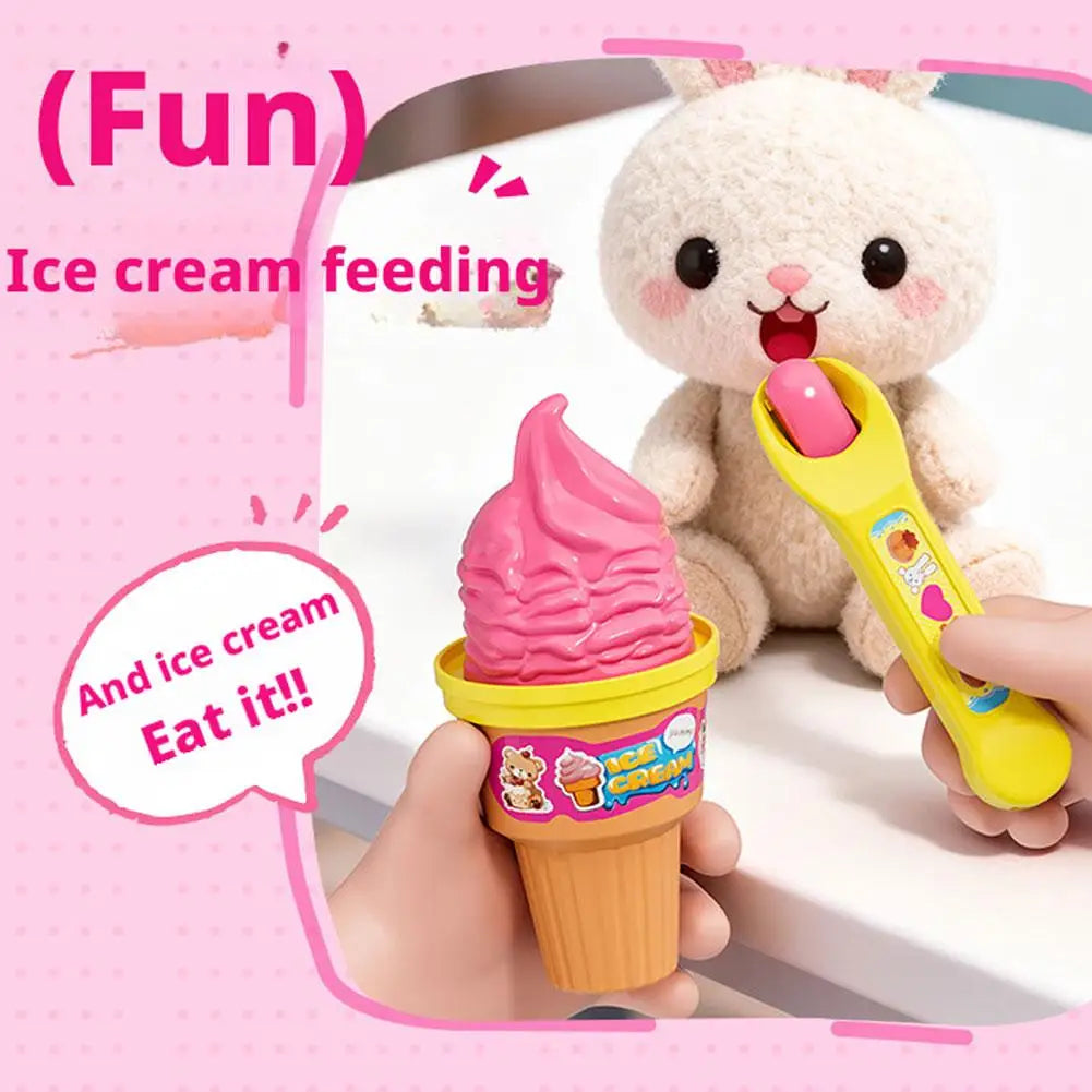 Rabbit Bento Food Feeding Toy Pudding Toys Early Education Playing