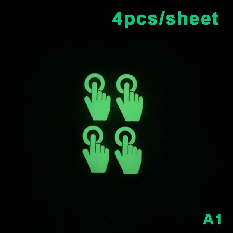 Glow in the Dark Stickers for Switches, Stairs & Motorcycle