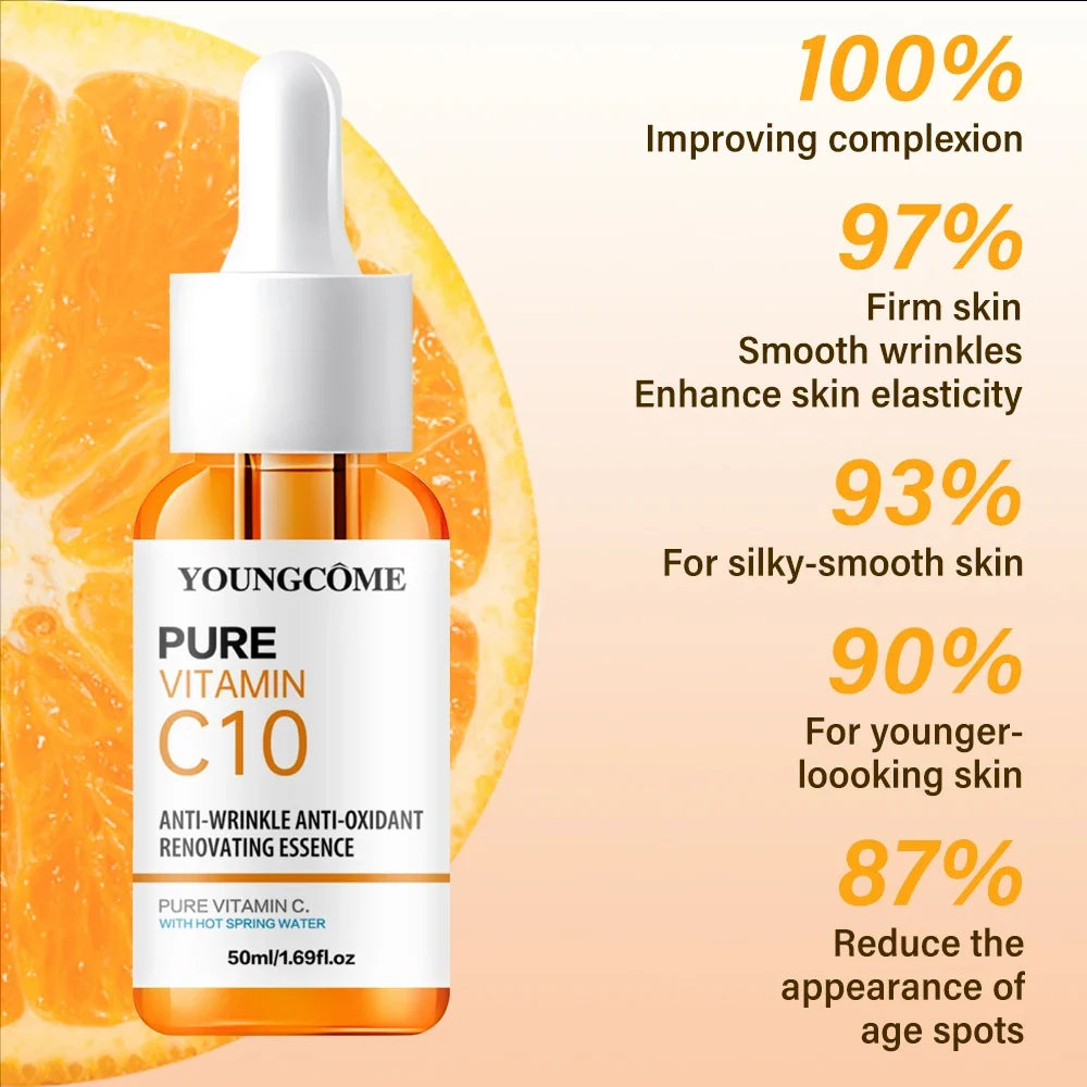 Vitamin C & Hyaluronic Acid Brightening Face Serum 10ml