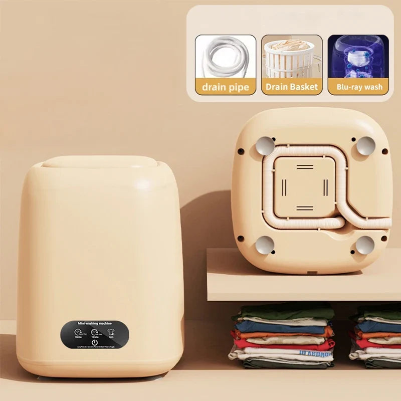 BALASHOV Portable Mini Washing Machine with Spin Dryer