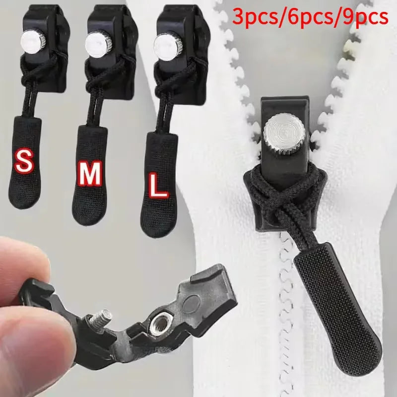 Universal Zipper Repair Quick Instant Detachable Head Replacement