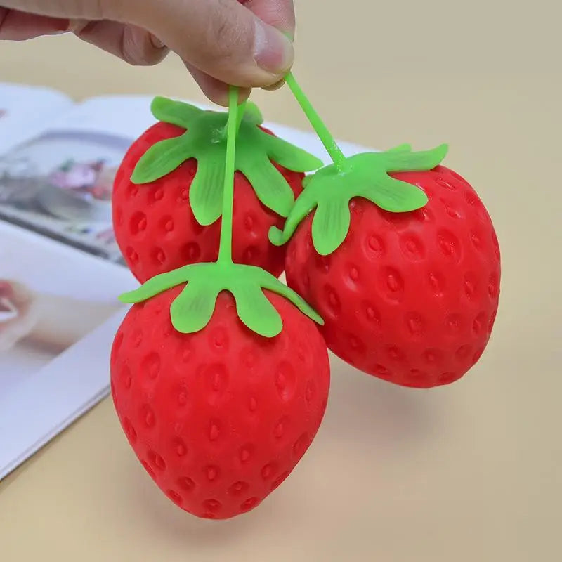 Strawberry Squeeze Fidget Toy – Slow Rebound Squishy for Kids & Adults