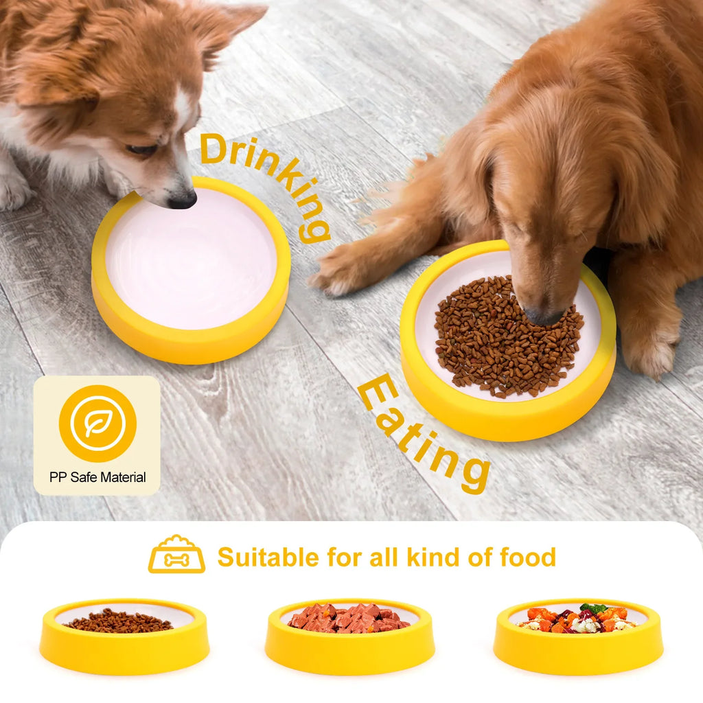 Pet Cat Dog Feeding Bowl Small Medium-sized Anti-spill PP Material