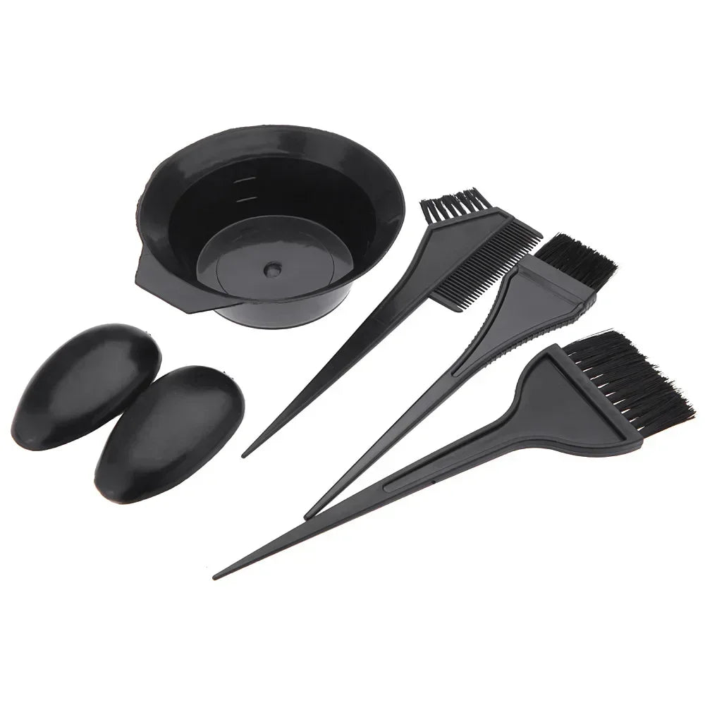 Home Hair Dye Kit – Brushes, Bowls, Cape & Clips Set
