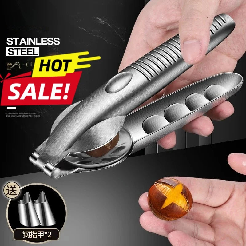 Chestnut Clip Nutcracker Opener Quick Nuts Peeler Shelling Walnut