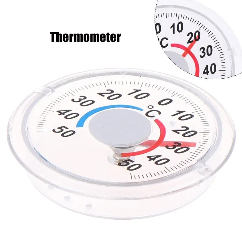 Indoor Outdoor Window Dial Thermometer | -50°C to 50°C Gauge