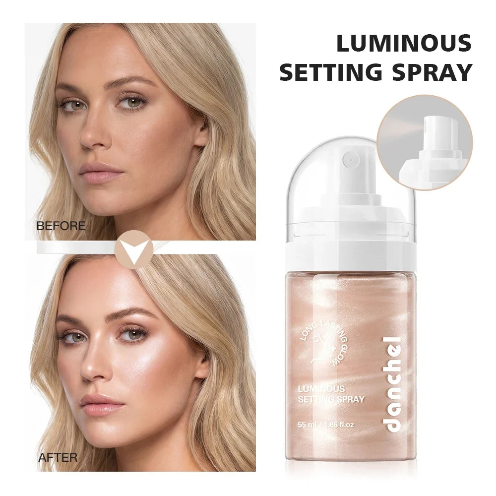 Luminous Shimmer Setting Spray – Dewy Glow & Long-Lasting