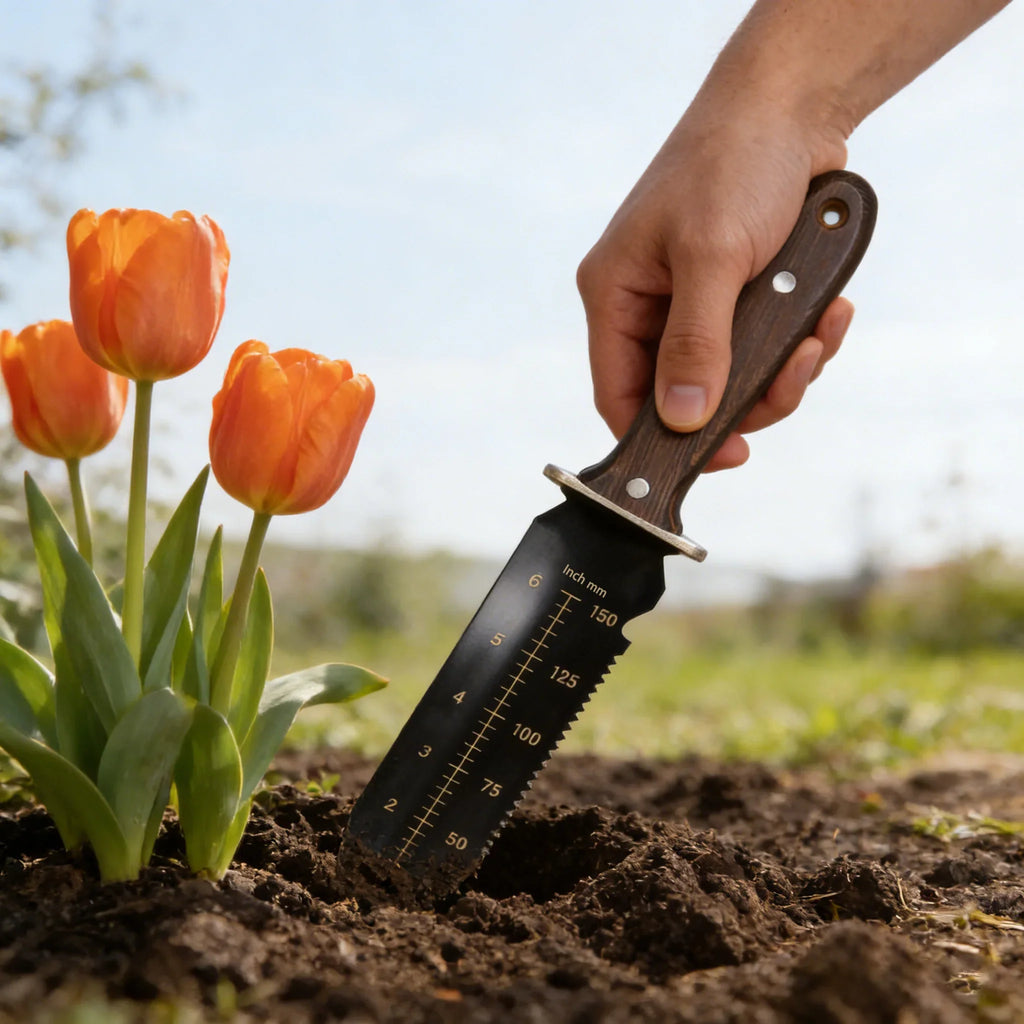 Stainless Steel Garden Hand Shovel, Cultivator & Weeder Set