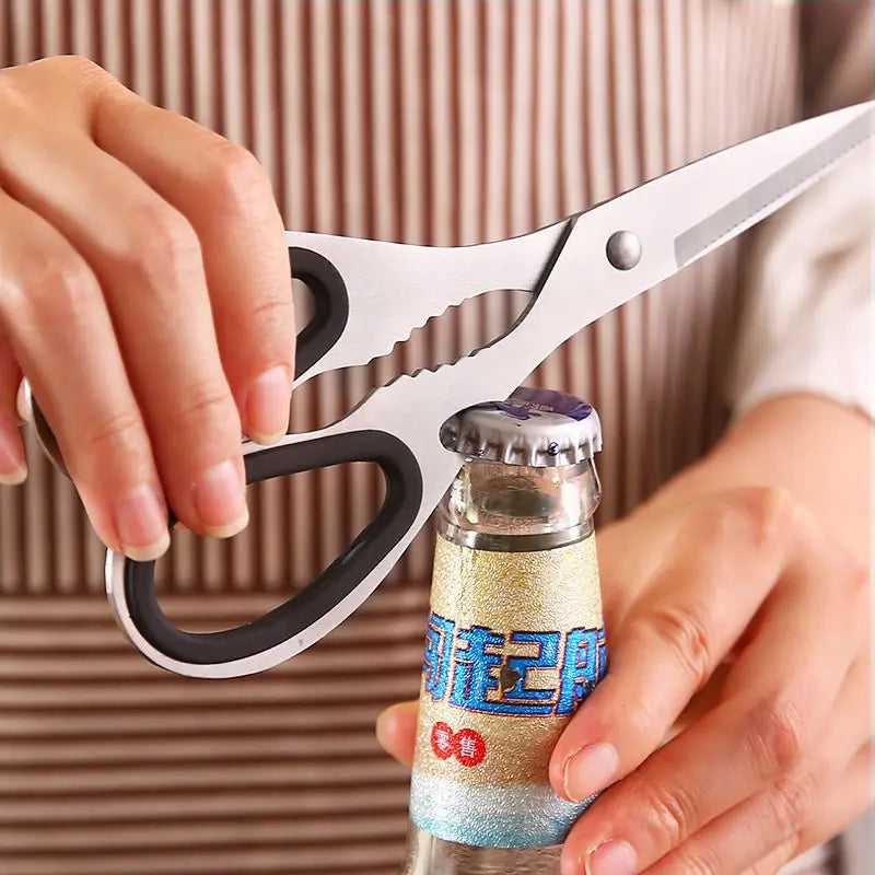 Heavy-Duty Kitchen Shears – Stainless Steel Poultry Scissors