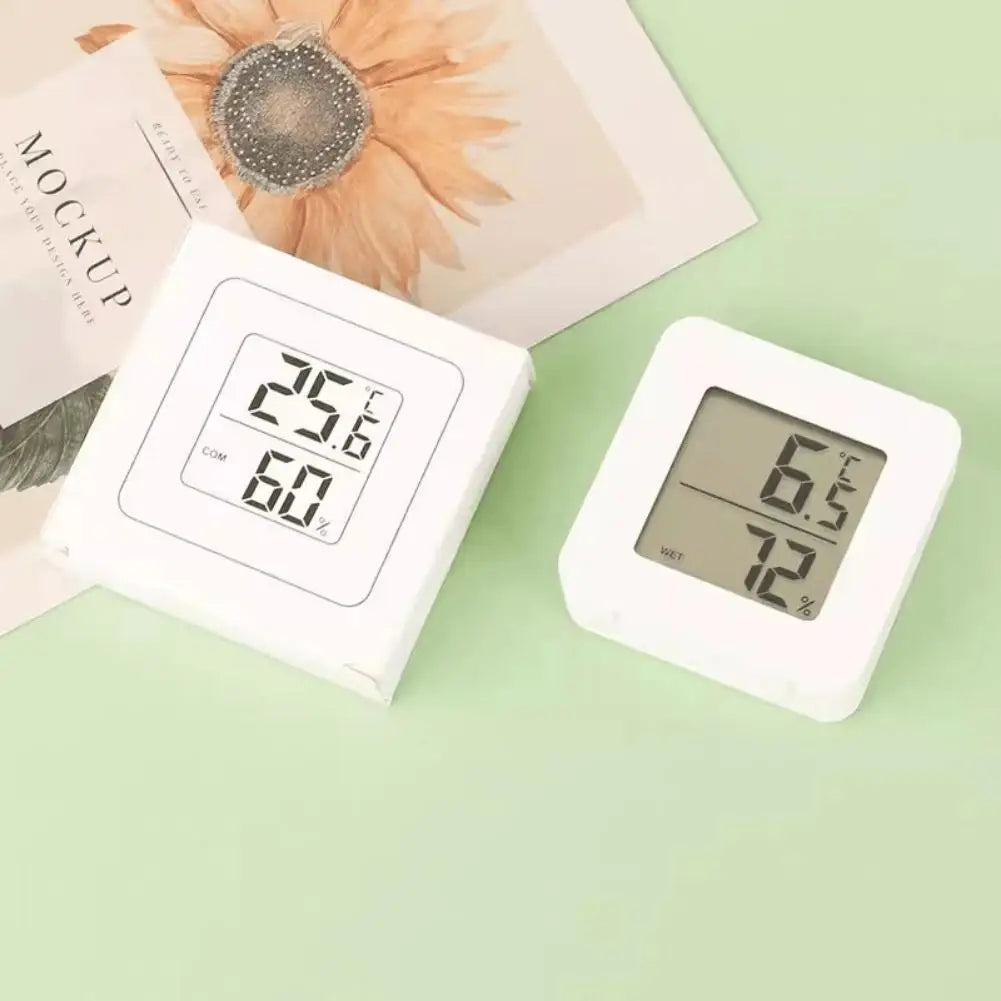 Mini Digital Thermometer Hygrometer – LCD Temp & Humidity Gauge