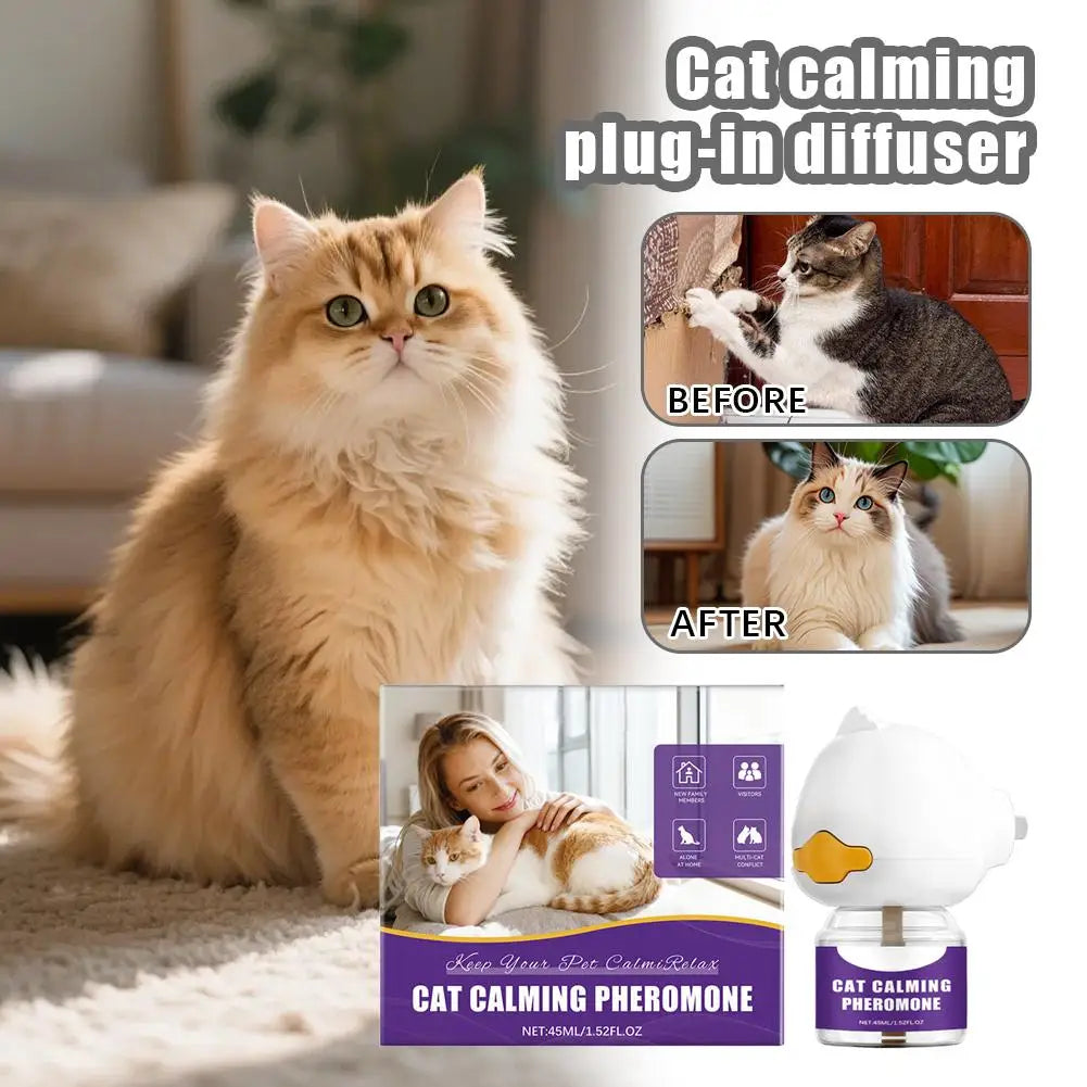 Cat Pheromone Calming Diffuser 45ml – Anxiety & Stress Relief