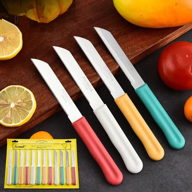12-Piece Stainless Steel Steak & Fruit Knife Set