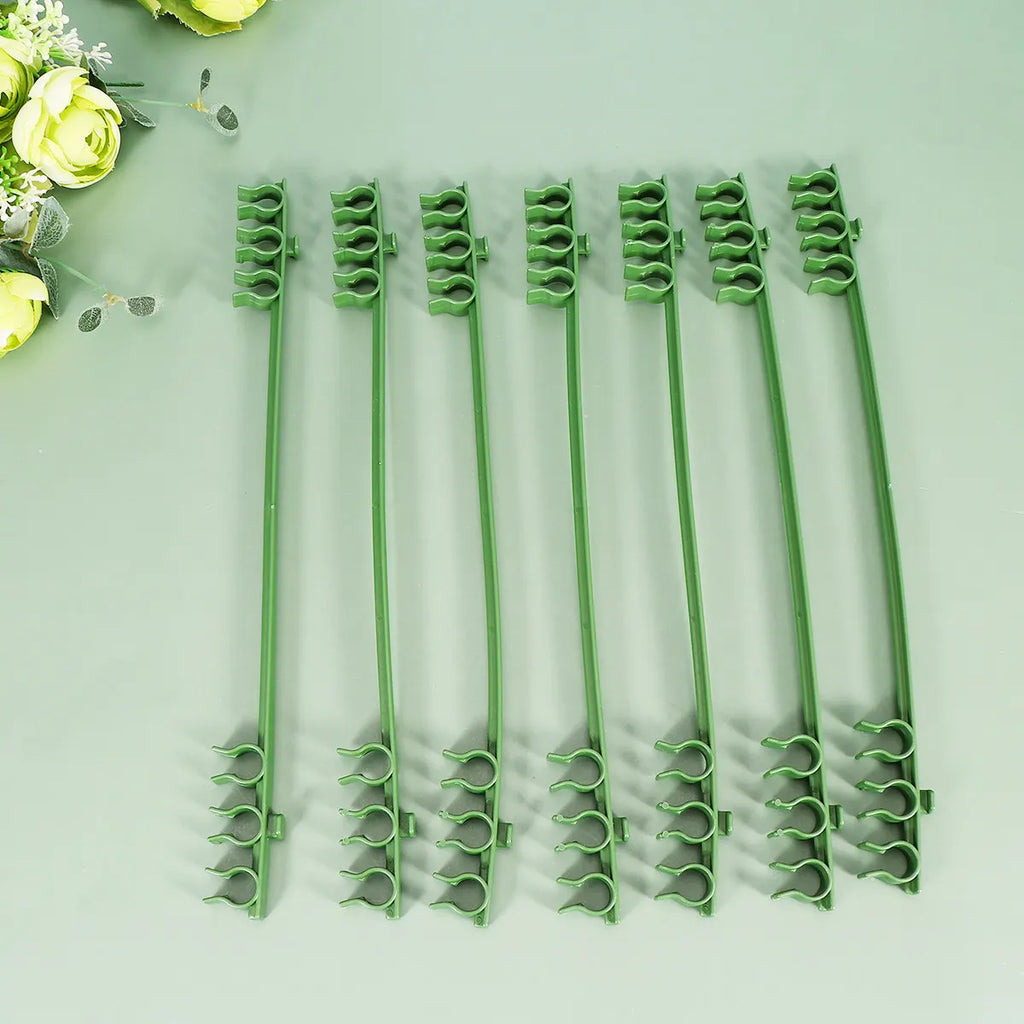 Compact Reusable Plastic Gardening Clip Tomato Support Buckle
