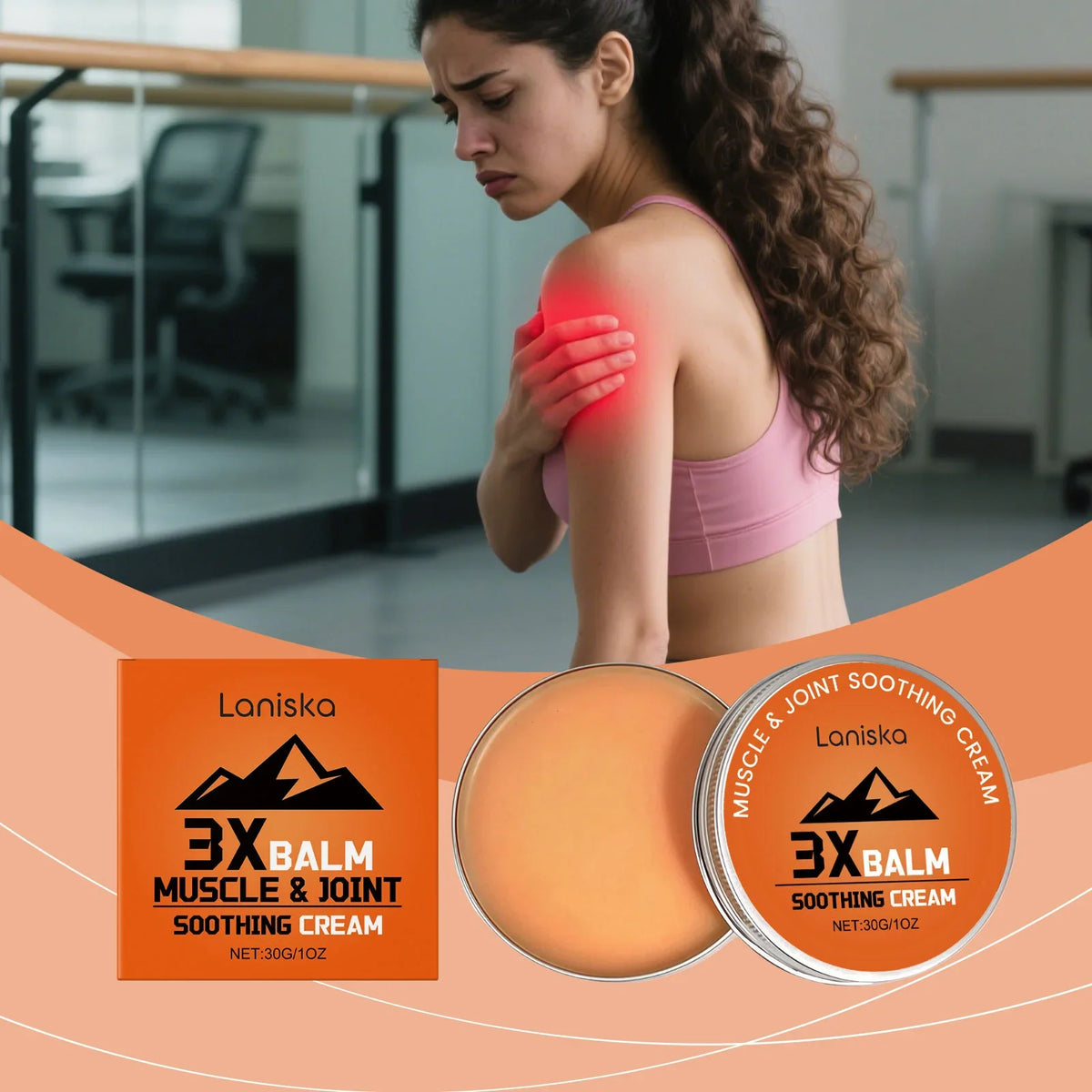 Laniska Joint Balm – Muscle, Knee & Nerve Pain Relief Cream