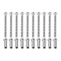 M4×60mm 304 Stainless Steel Door Handle Screws & Nuts – 10 Sets