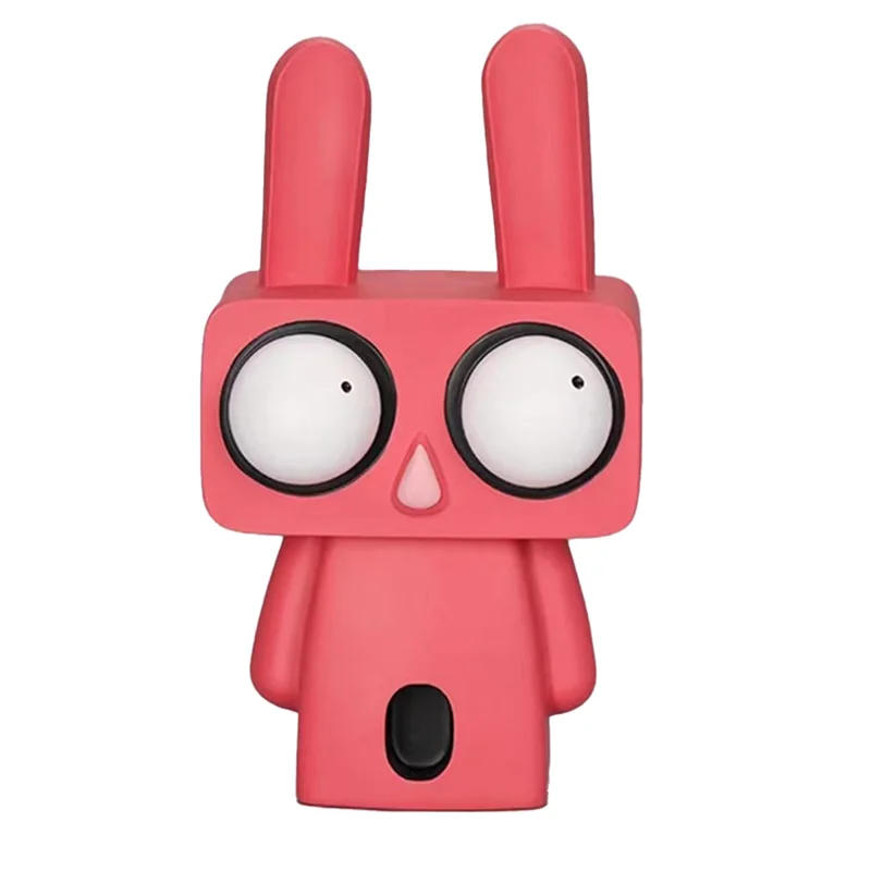 Y51A-Resin Big Eyes Rabbits Sculptures Cartoon Statue Home Office