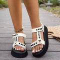 Women's Triangle Strap Beach Sandals – EVA Thick Foam Sole