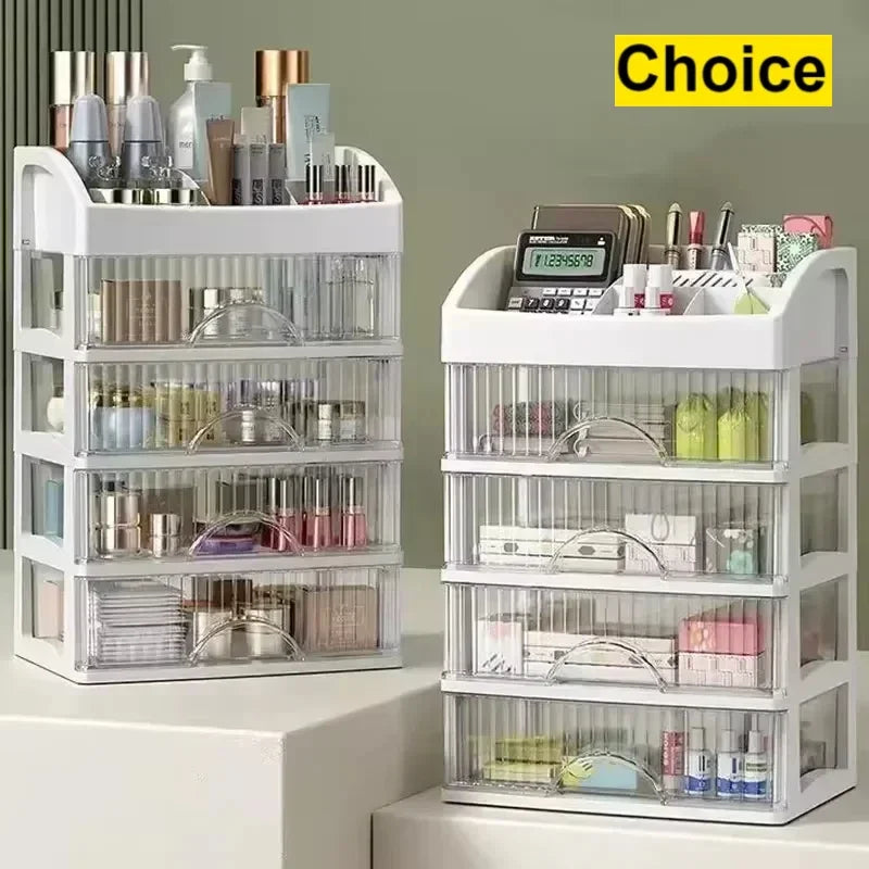 Large Capacity Drawer Makeup Organizer & Lipstick Holder