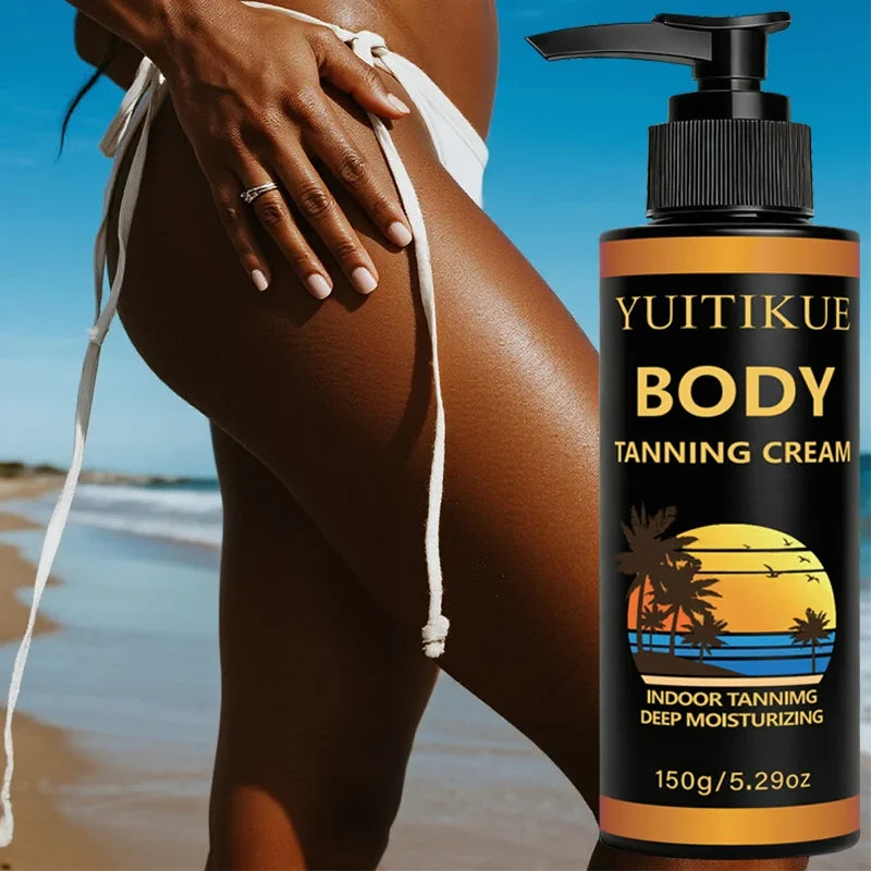 YUITIKUE Self-Tanning Lotion – Natural Dark Bronzer 150g
