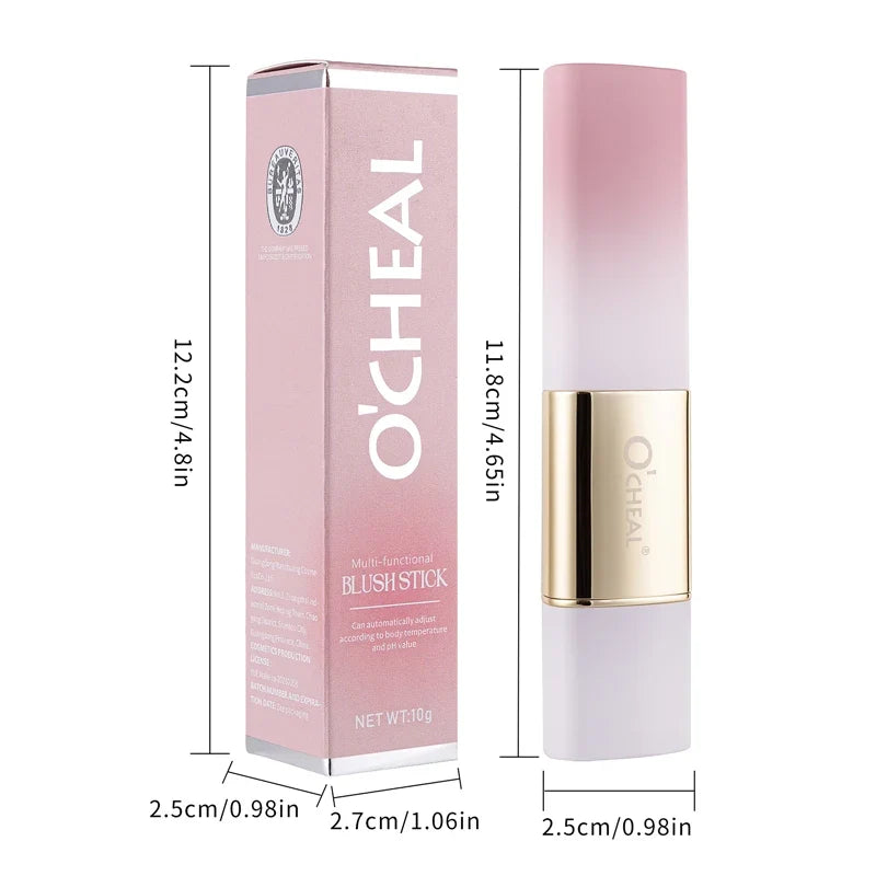 Waterproof Powder Blush Stick – Long-Lasting Natural Finish