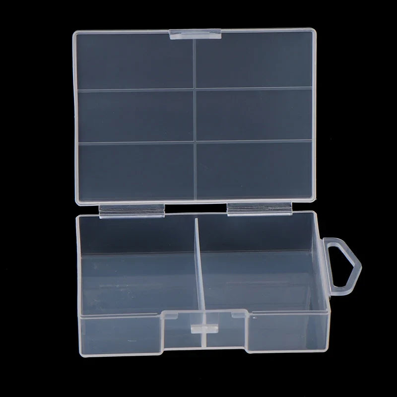 Transparent 18650 Battery Storage Box | Clear Plastic Organizer