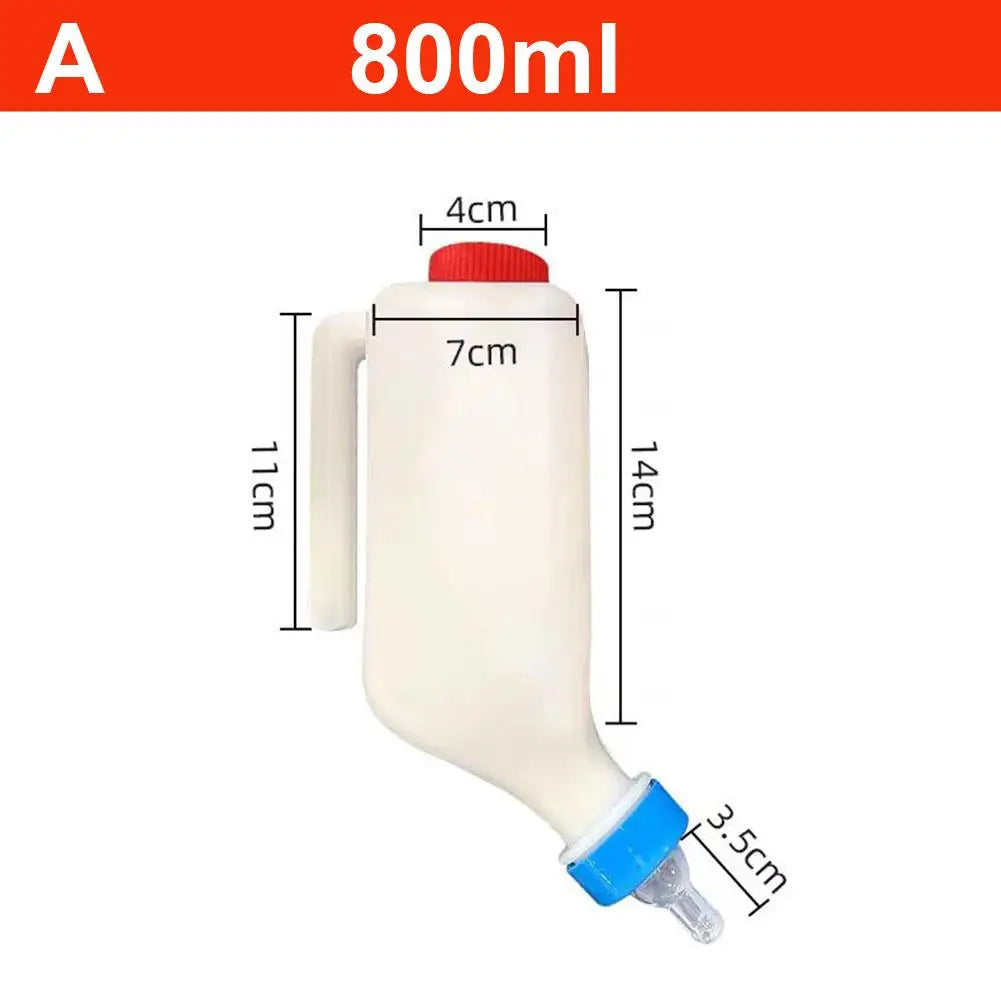 Hangable Lamb Feeding Bottle 500ml/800ml | Sheep Goat Piglet