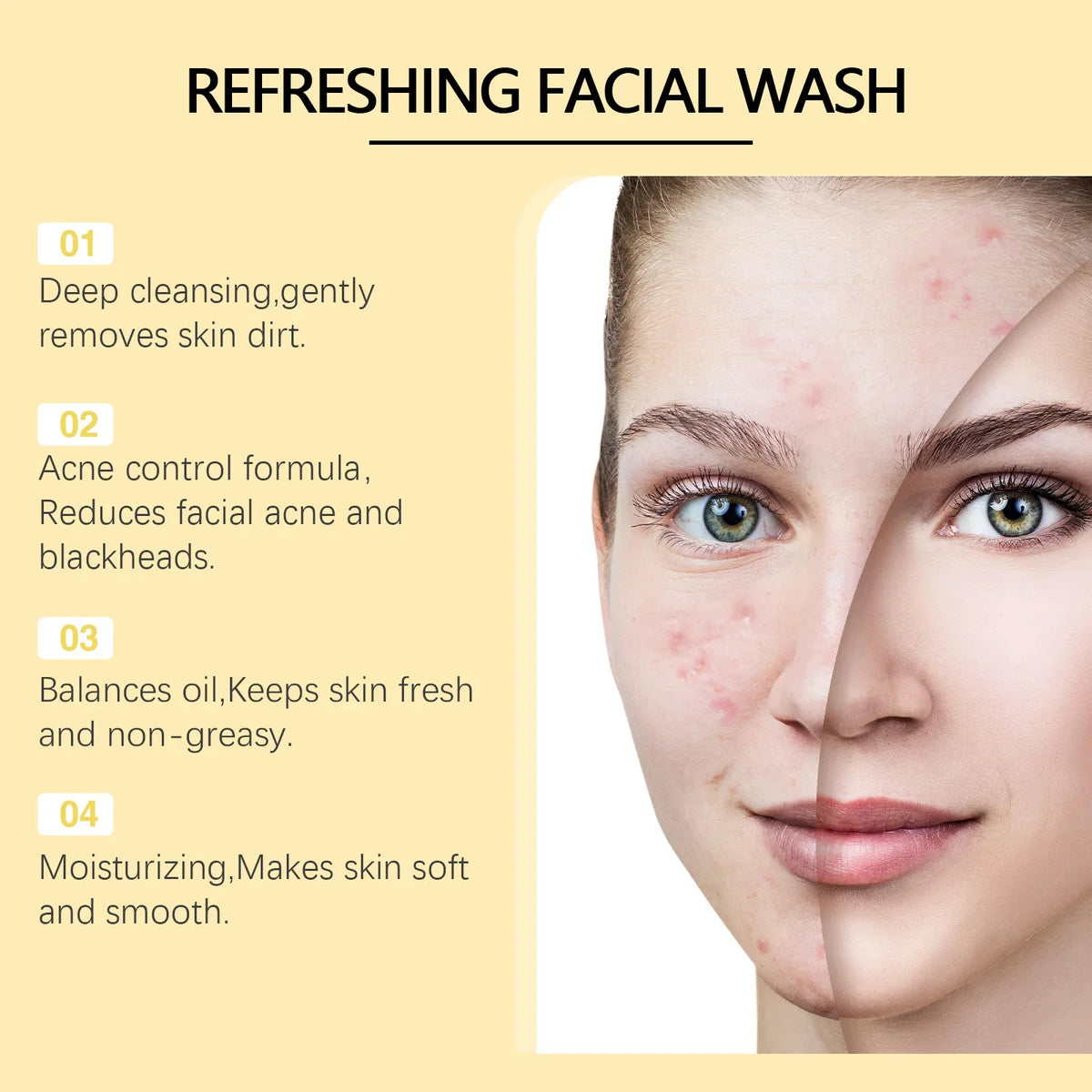 Honey Foam Face Wash – Hydrating Oil Control Cleanser 100ml