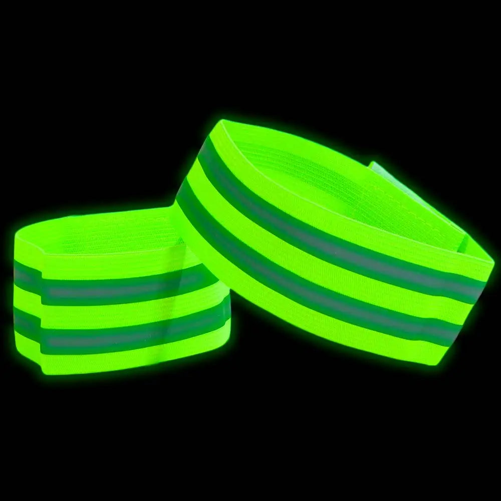 8-Pack Reflective Armbands – High Visibility Safety Straps