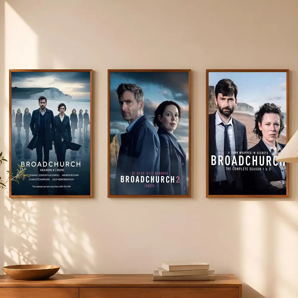 Broadchurch HD PVC Self-Stick Wall Art Poster | Waterproof Decor