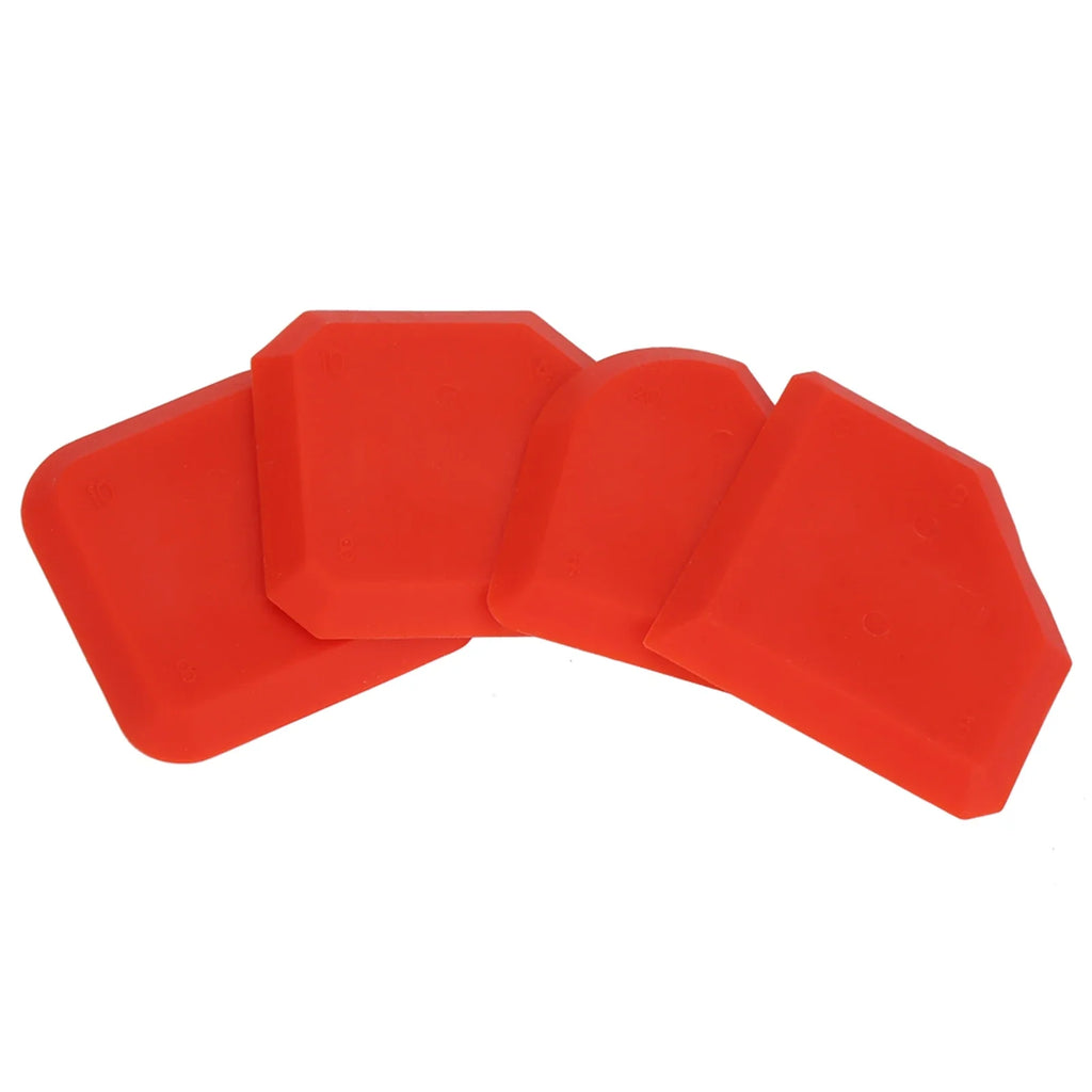 4-Piece Silicone Caulking Tool Kit – Sealant Smoother & Scraper