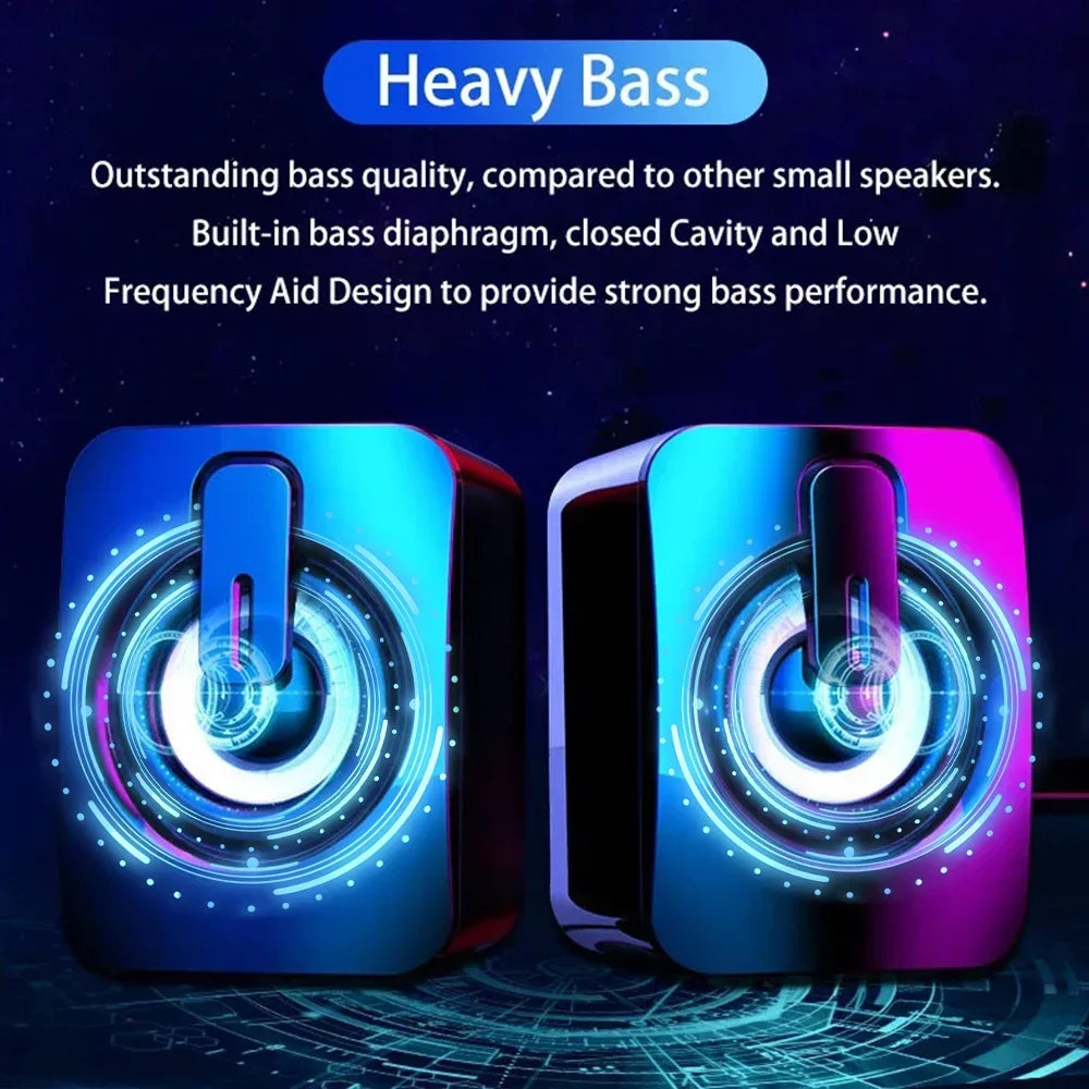 Ballena USB Stereo Computer Speakers with Microphone 2.0