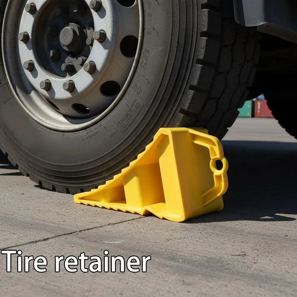 1 Car Wheel Chock Portable Anti-slip Tire Stop Block RV Truck Trailer