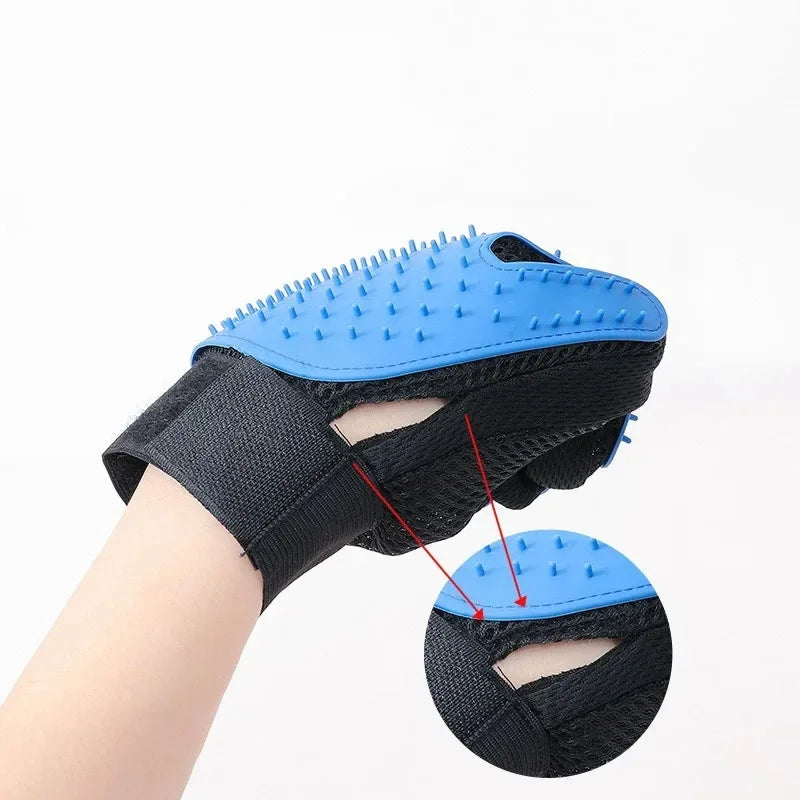 Pet Grooming Glove for Dogs & Cats – Deshedding Massage Comb