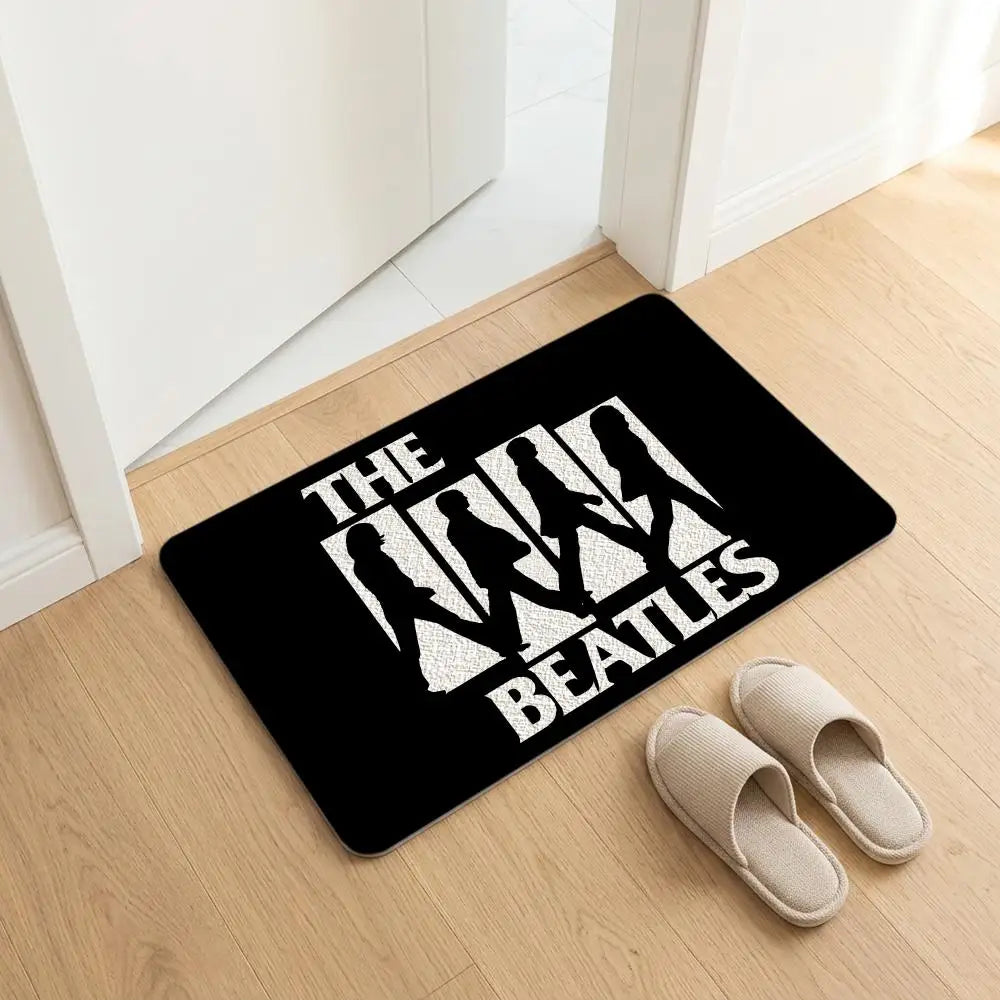 Diatomite Bath Mat – Quick Dry, Anti-Slip Rock Band Design