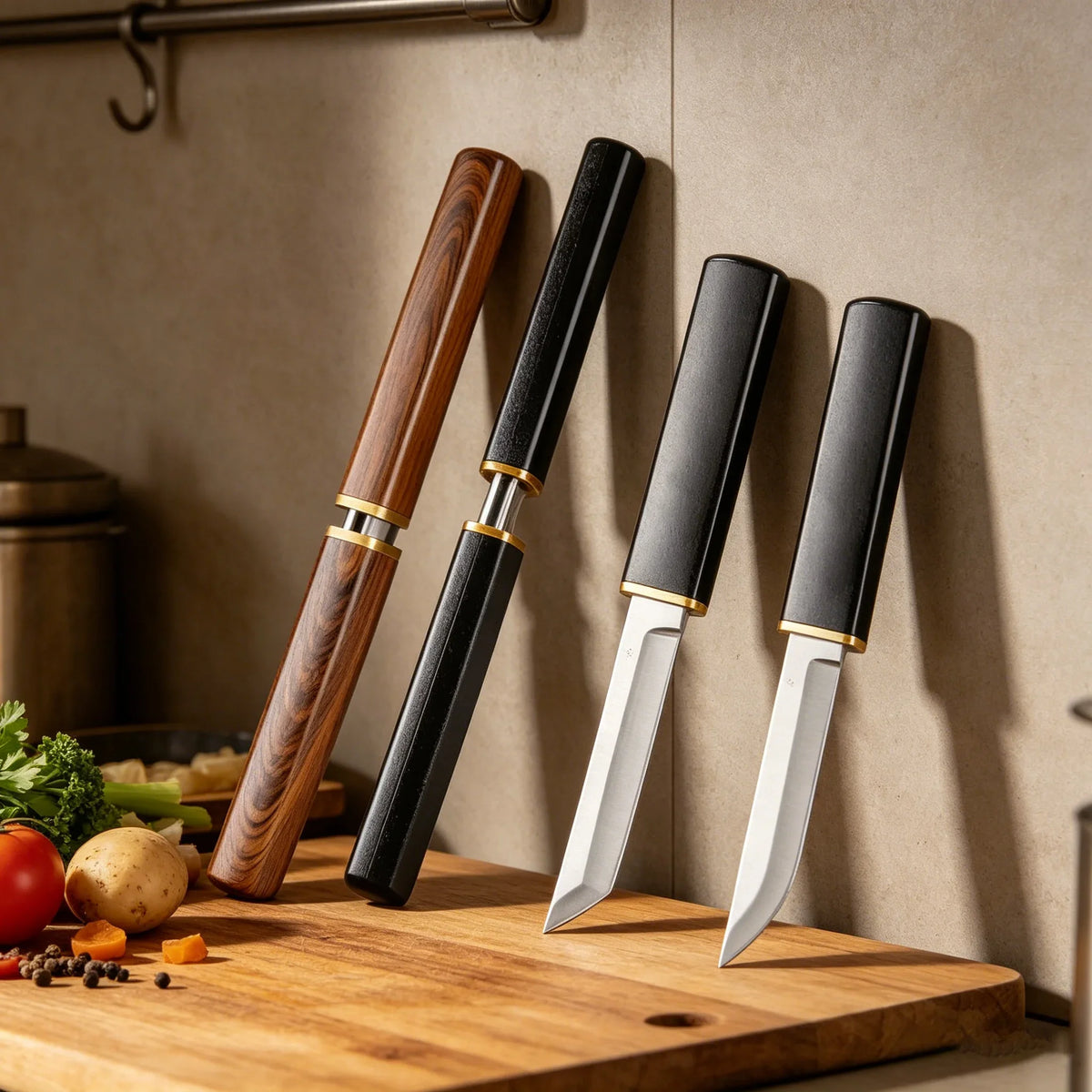 2-in-1 Mini Stainless Steel Fruit Knife – Sharp Portable Kitchen
