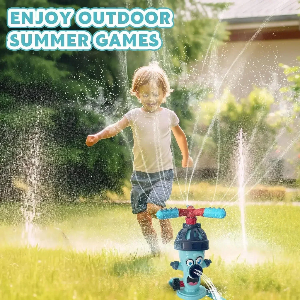 Kids Water Sprinkler Baseball Toy | Rotating Outdoor Spray
