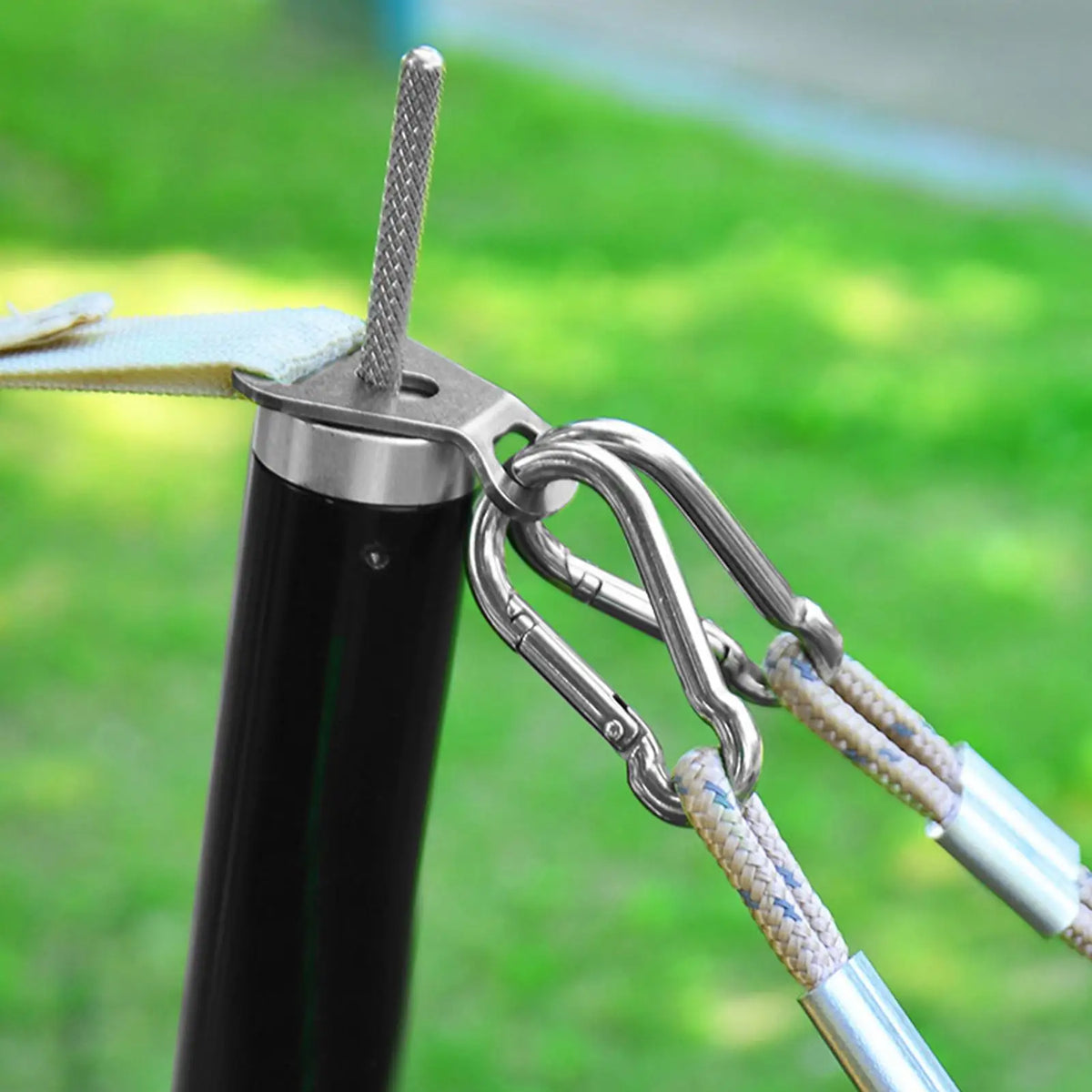 Stainless Steel Tent Rope Tensioner & Guyline Cord Buckle