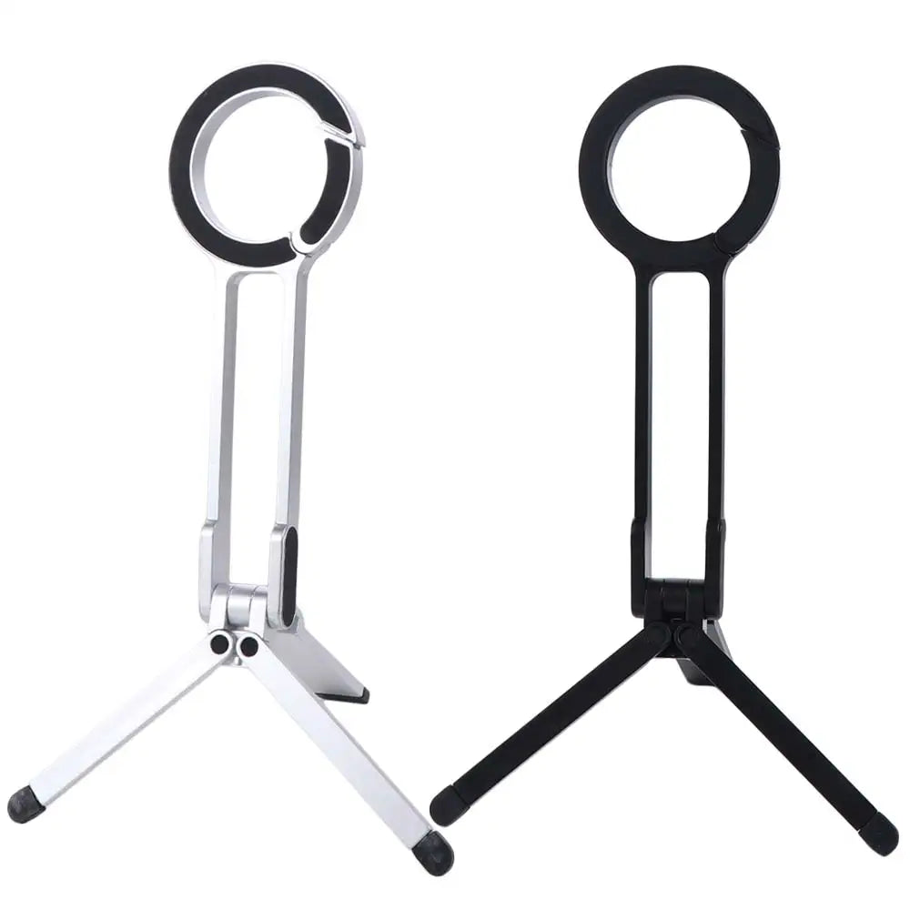 Foldable Magnetic Phone Tripod Carabiner – Adjustable Vlog Stand