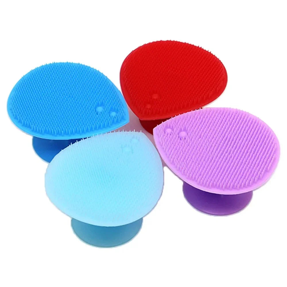 Silicone Facial Cleansing Brush & Face Exfoliator Scrubber Pad