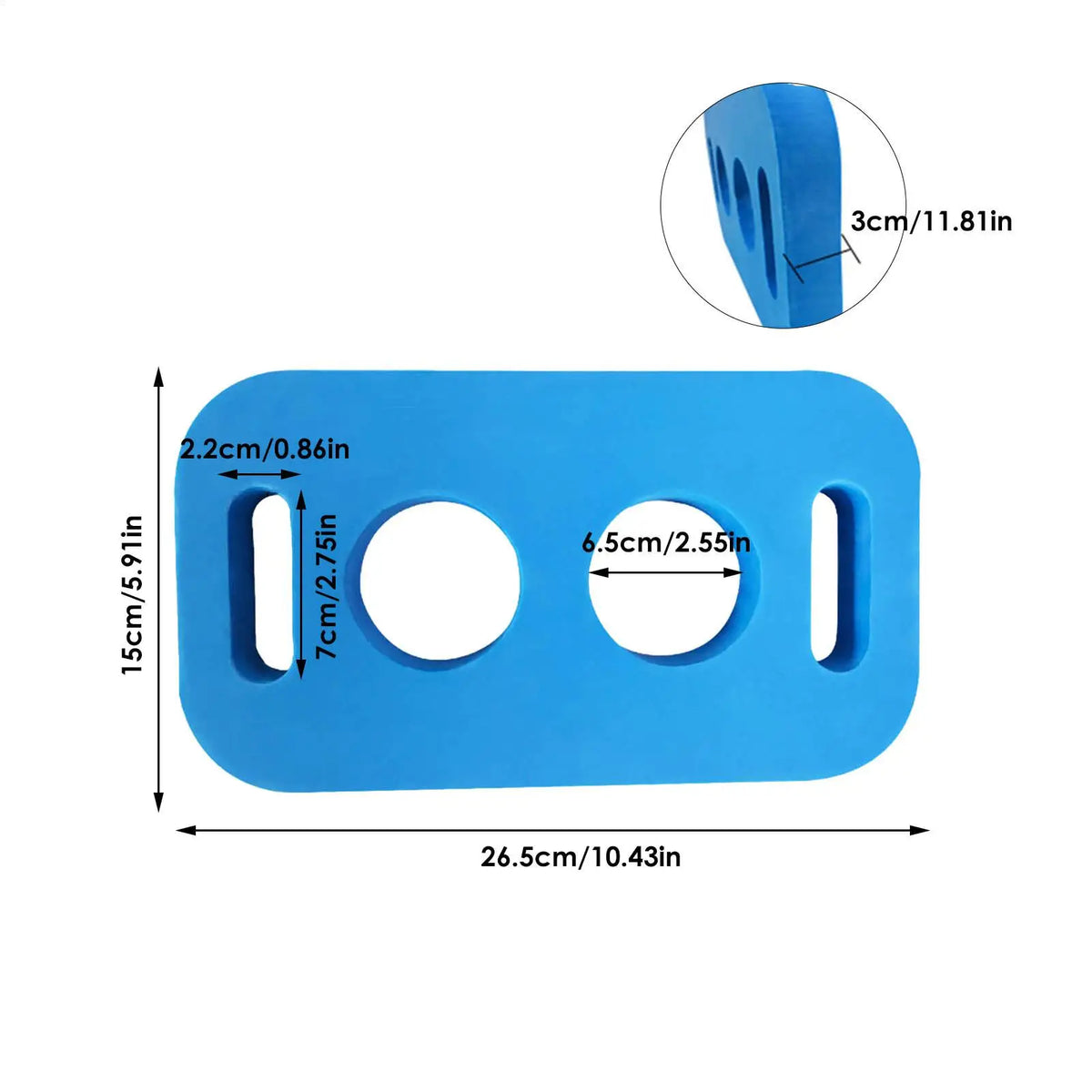 Pool Noodle Connectors – EVA Swim Training Aid, 3-Pack